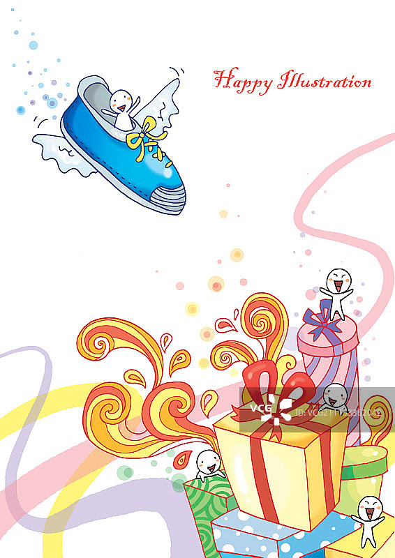 梦幻的插图图片素材