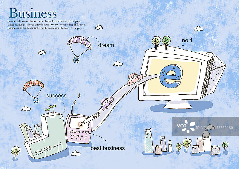 商务主题概念插画图片素材