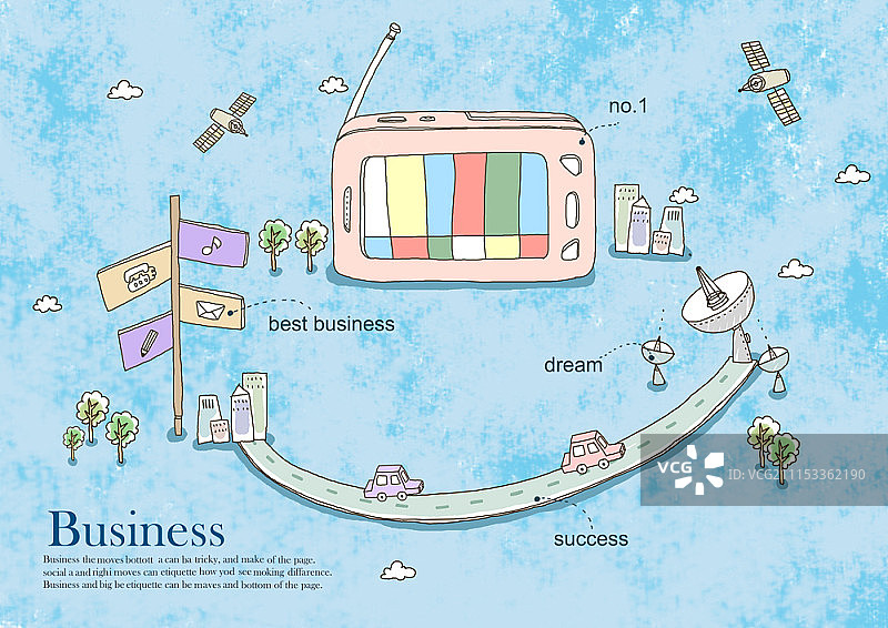 商务主题概念插画图片素材