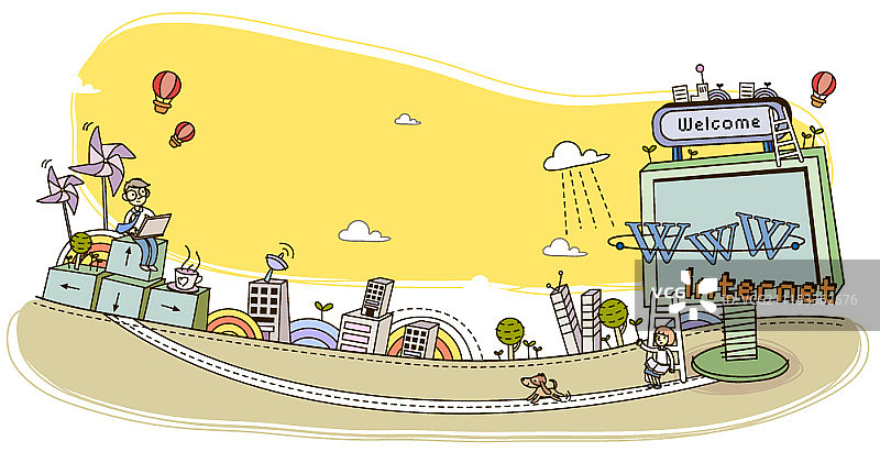 电子商务矢量图图片素材