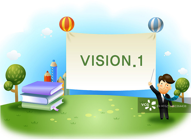 商务人物概念插画图片素材