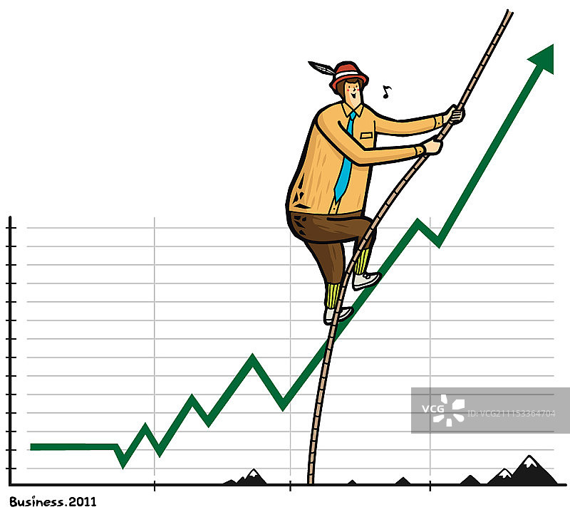 商务人物概念插画图片素材