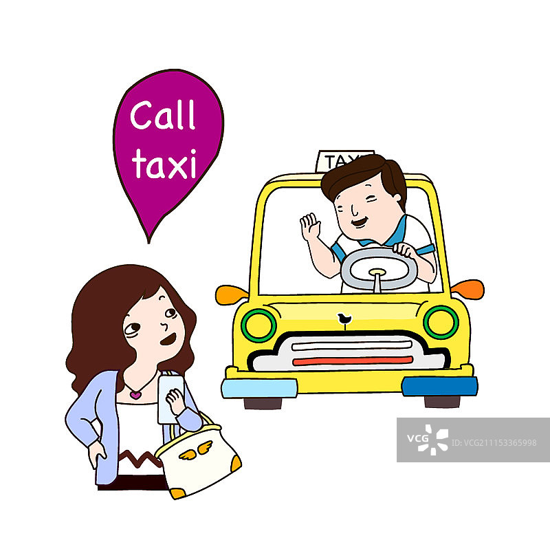 卡通人物生活方式矢量插画图片素材