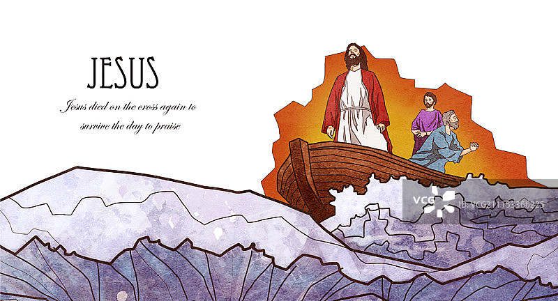 基督教插画图片素材