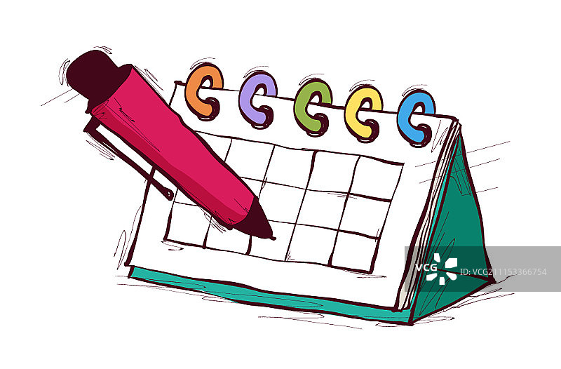 物体在白色背景上的矢量插图图片素材