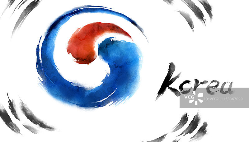 韩国风插画图片素材