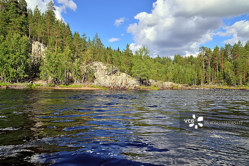 奇尔科-凯姆河，卡累利阿，俄罗斯图片素材