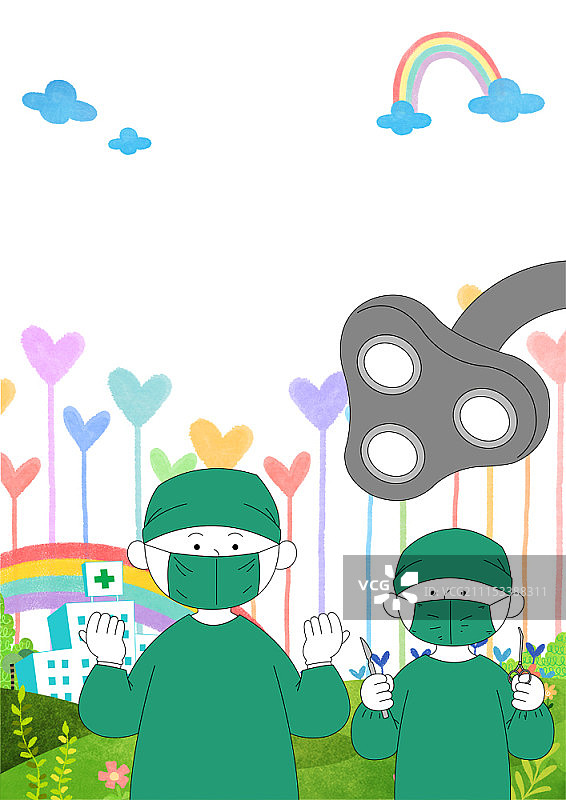 医学概念插图图片素材