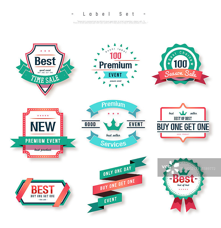 促销和活动标签图片素材