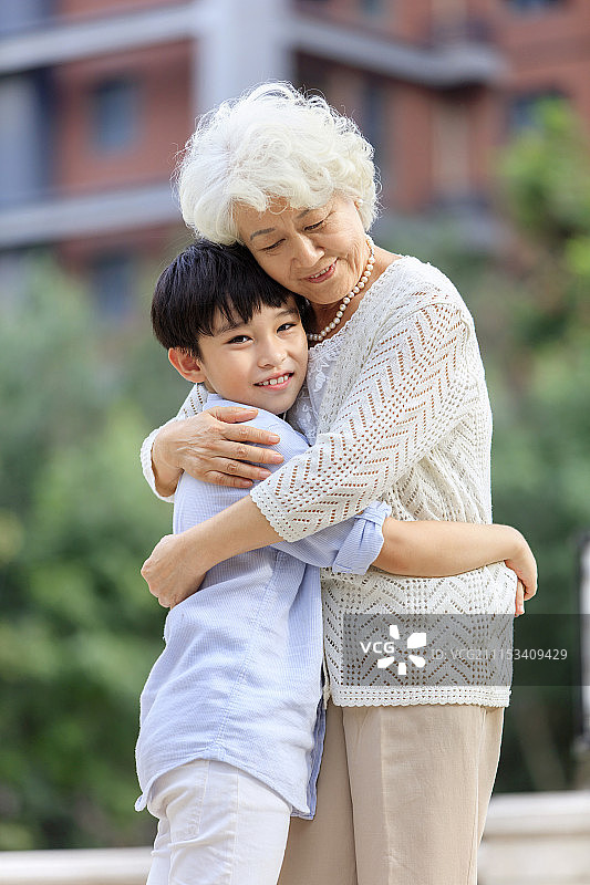 祖孙的幸福时光图片素材