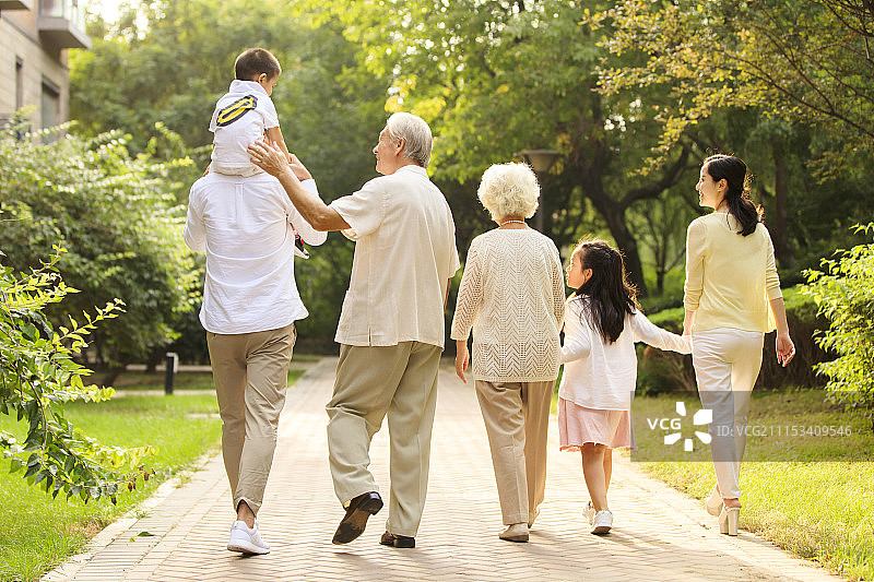 三代同堂图片素材