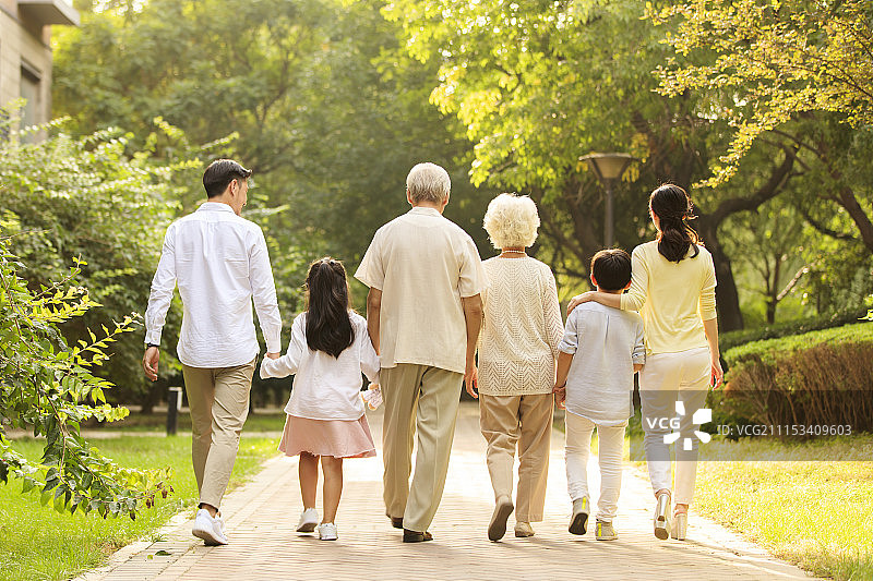 三代同堂图片素材