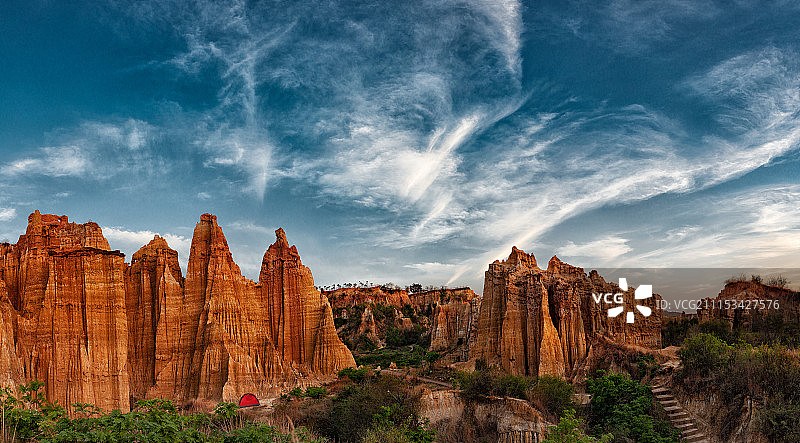 浪巴铺土林地貌图片素材