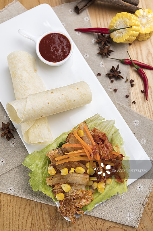 泡菜五花肉图片素材