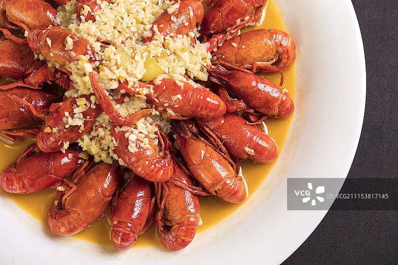 蒜香小龙虾图片素材