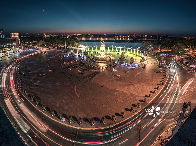 哈尔滨防洪纪念塔图片素材