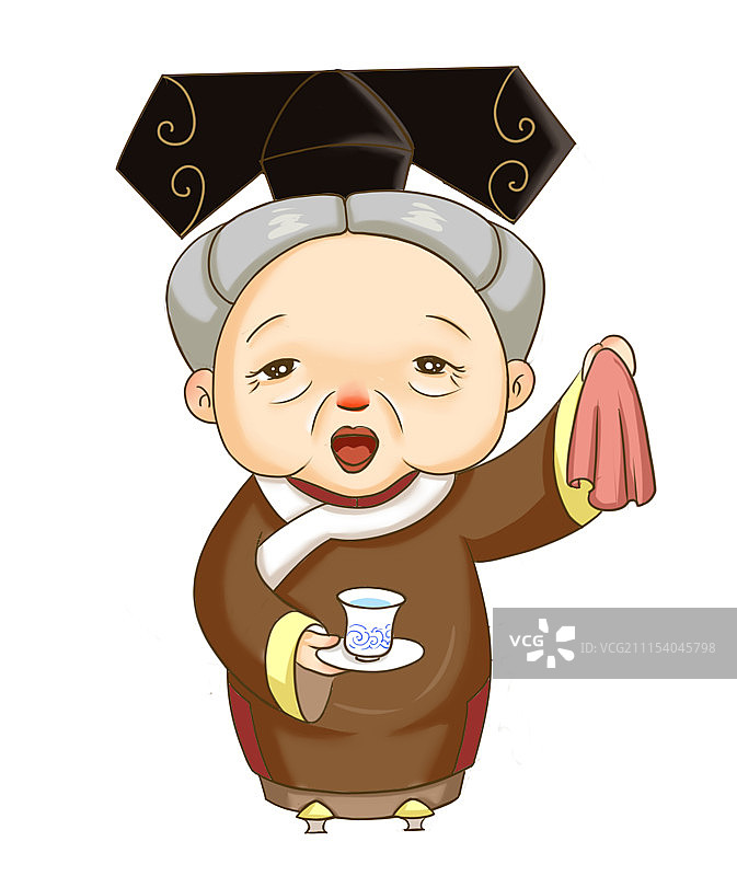 红鼻子嬷嬷图片素材