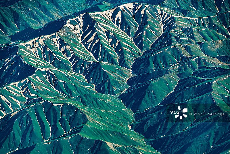 绿色的山谷图片素材