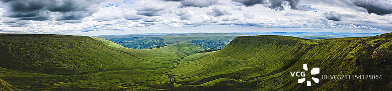 布雷肯比肯斯全景图片素材