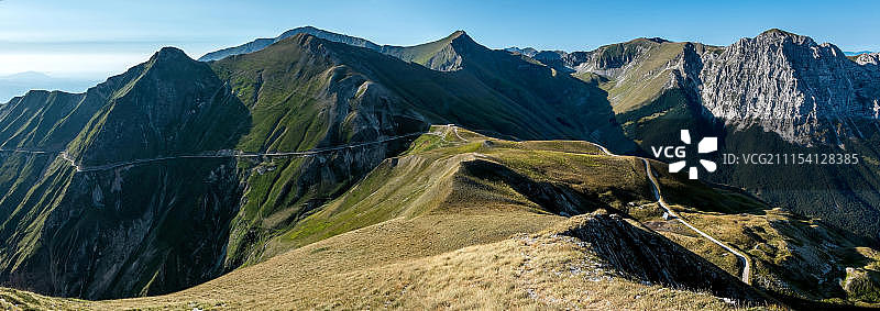 锡比利尼山脉全景图片素材