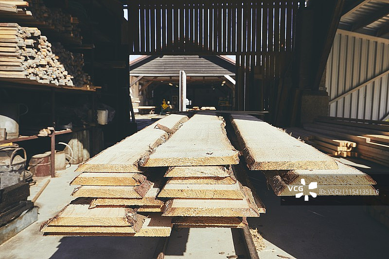 锯木厂生产图片素材