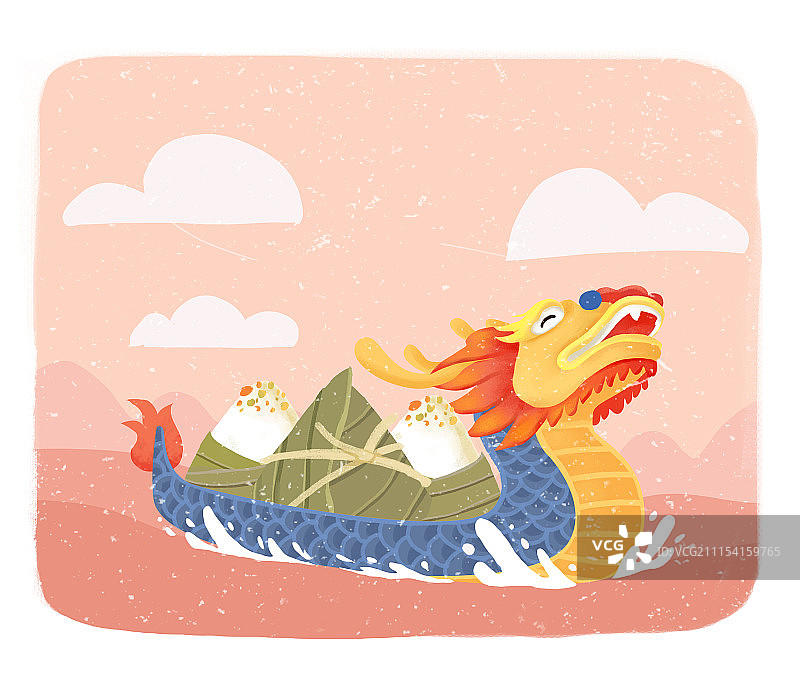 龙舟载粽图片素材