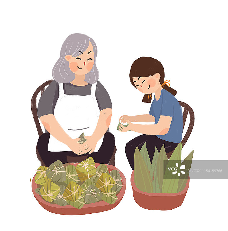 包粽子图片素材