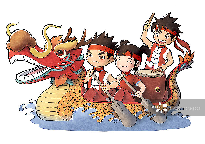 划龙船图片素材