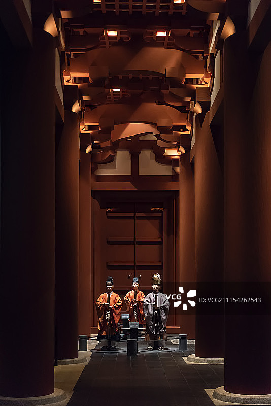日本大阪历史博物馆内景高清图图片素材
