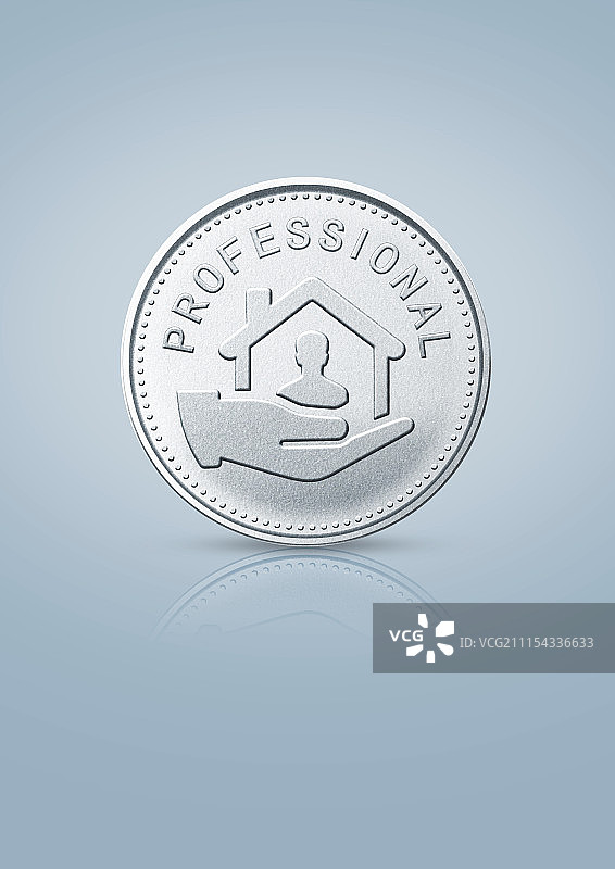 人才住房象征硬币插图图片素材