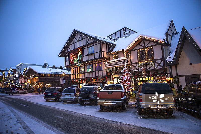 西雅图,美国,北美洲,利文沃斯图片素材