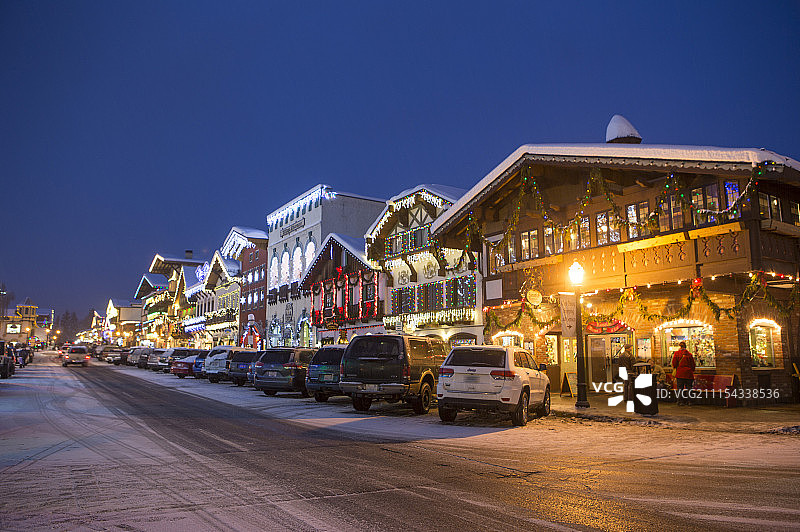 西雅图,美国,北美洲,利文沃斯图片素材