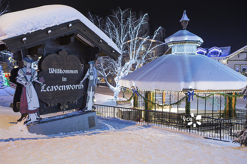 西雅图,美国,北美洲,利文沃斯图片素材