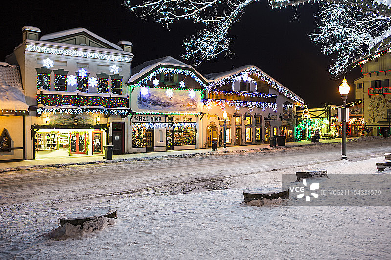 西雅图,美国,北美洲,利文沃斯图片素材