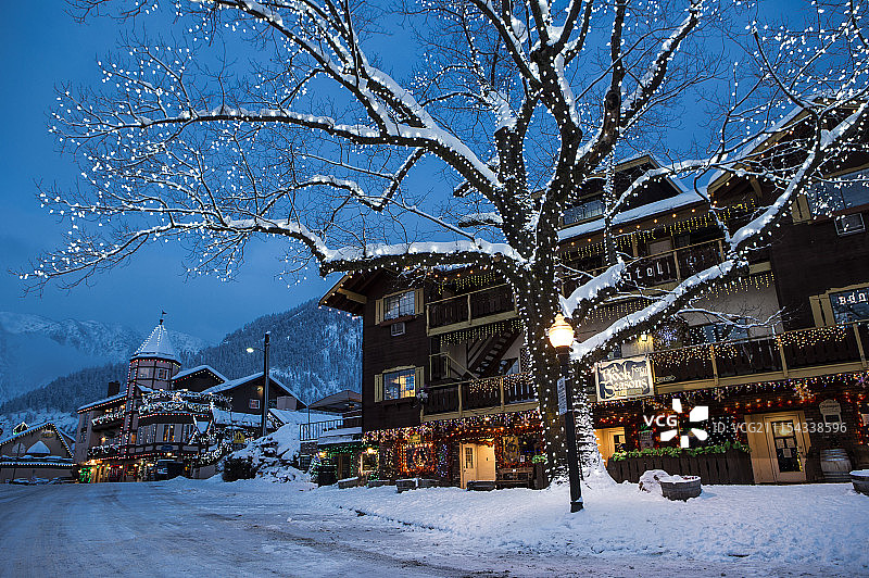 西雅图,美国,北美洲,利文沃斯图片素材