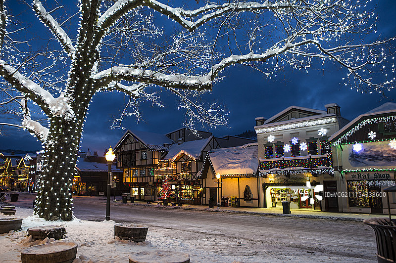 西雅图,美国,北美洲,利文沃斯图片素材