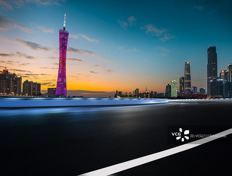 广州城市道路图片素材