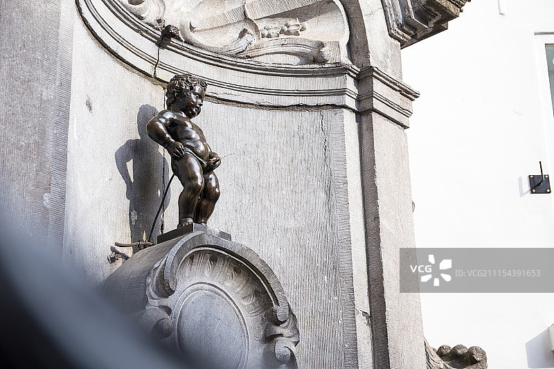 比利时布鲁塞尔撒尿小童图片素材