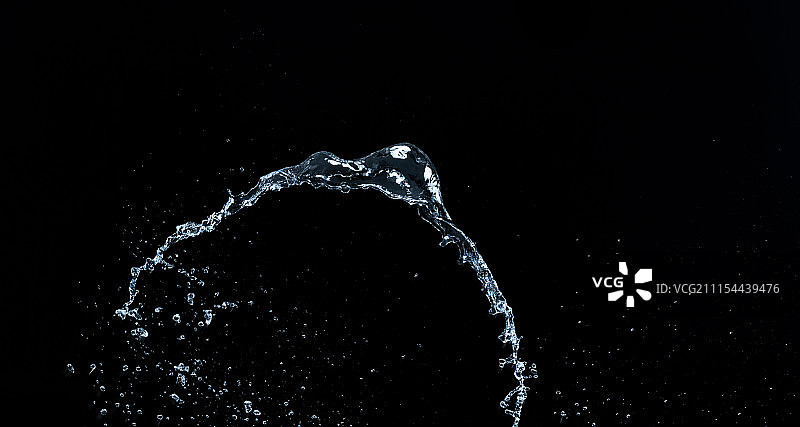 泼洒的水图片素材
