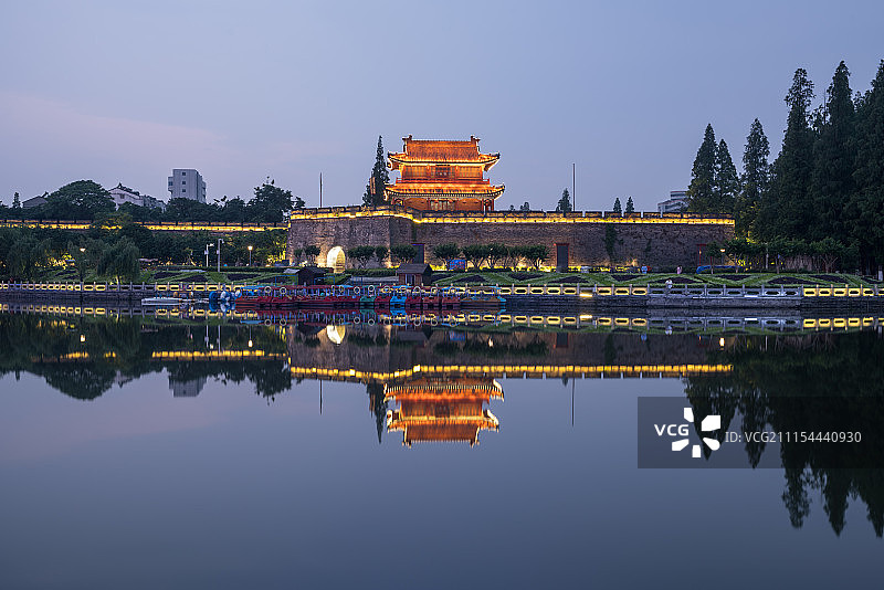 荆州古城图片素材