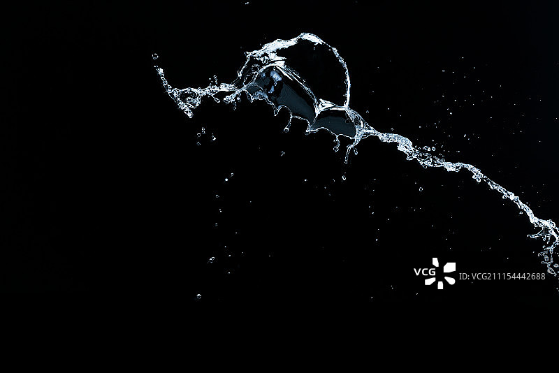 泼洒的水图片素材