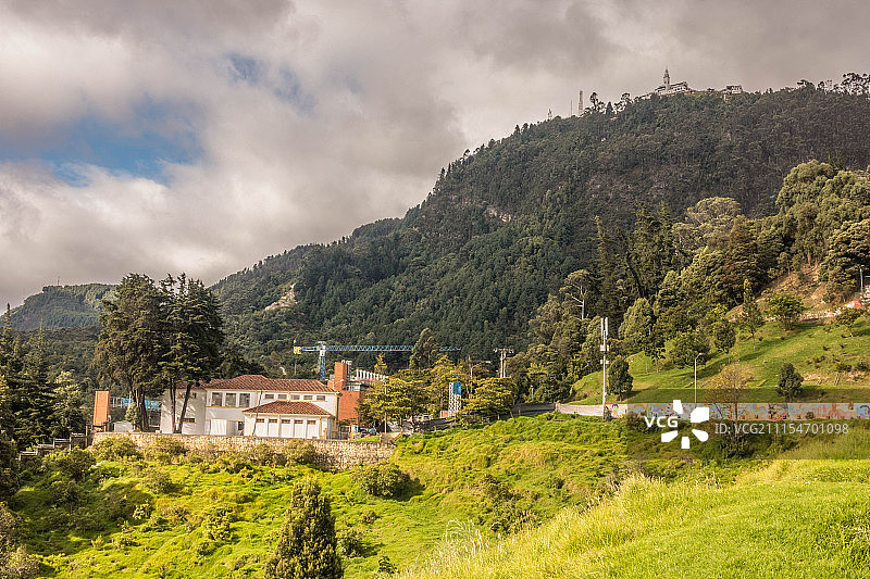 波哥大蒙塞拉特山图片素材