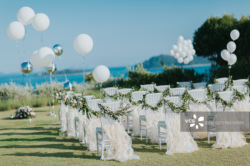 户外婚礼仪式现场图片素材