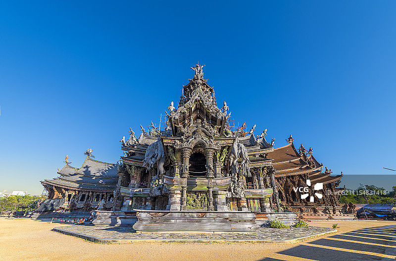 泰国，芭提雅，真理寺图片素材