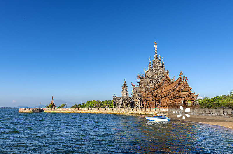 泰国，芭提雅，真理寺图片素材