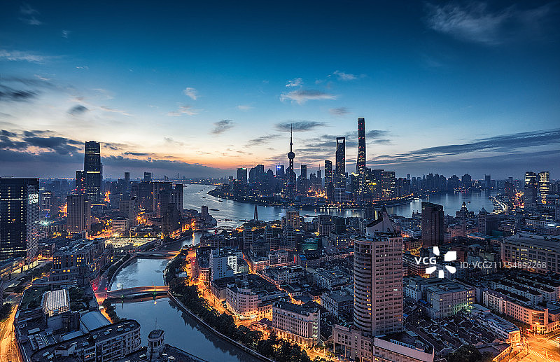 上海晨曦图片素材