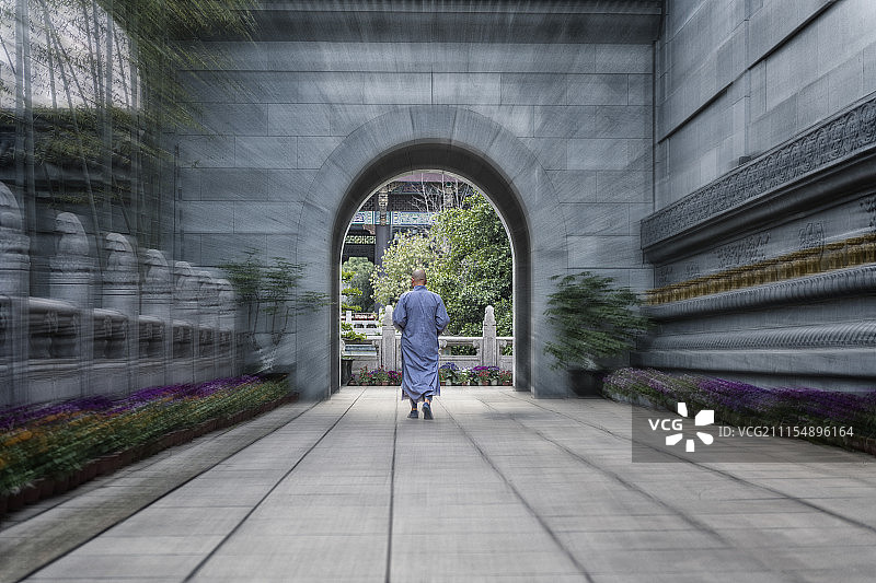 中国，四川，峨眉山，大佛山寺图片素材