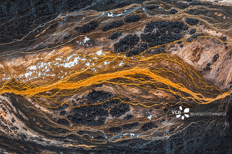 大地脉搏 河流 分支 支流图片素材