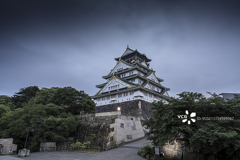 日本大阪城天守阁图片素材