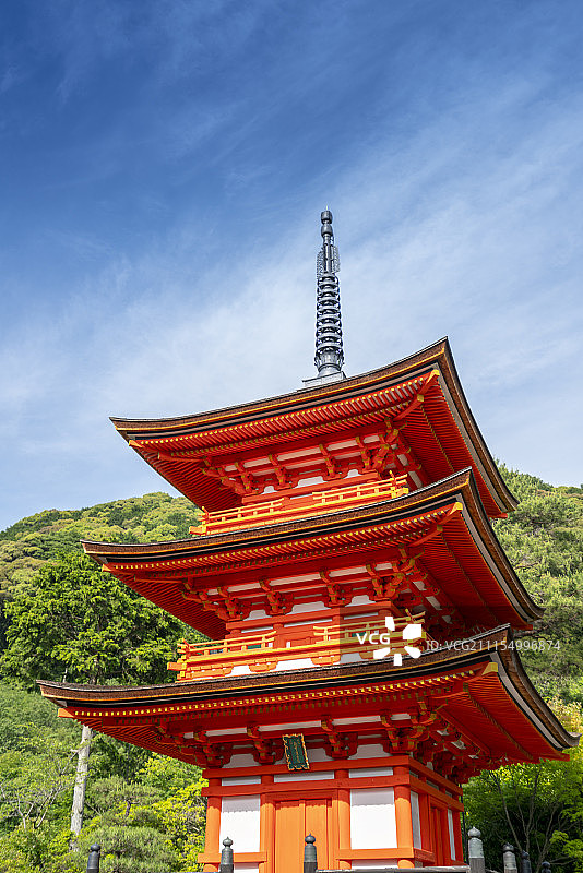 日本清水寺建筑图片素材